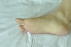 model of feet